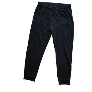 JOHN VARVATOS USA Small Men's Cotton Poly Modal Joggers Heather Black